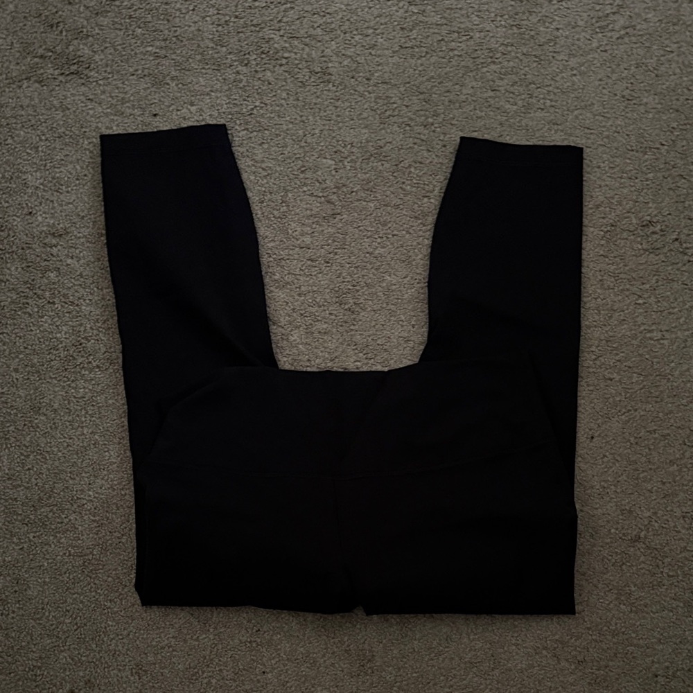 EUC Womens lululemon athletica Black Leggings size 14 inseam ~23”